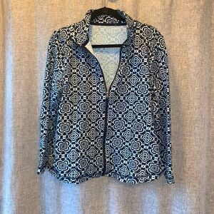 ❤️WOMEN'S Light weight zip up top M/L see description